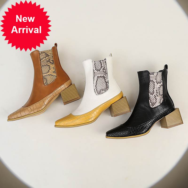 2020 Women's Ankle Plus Size 22-28cm Length Autumn and Winter Warm Shoes with Square Heel Snake Boots 7g85, Black-winter
2020 Women's Ankle Plus Size 22-28cm Length Autumn and Winter Warm Shoes with Square Heel Snake Boots 7g85, Black-winter