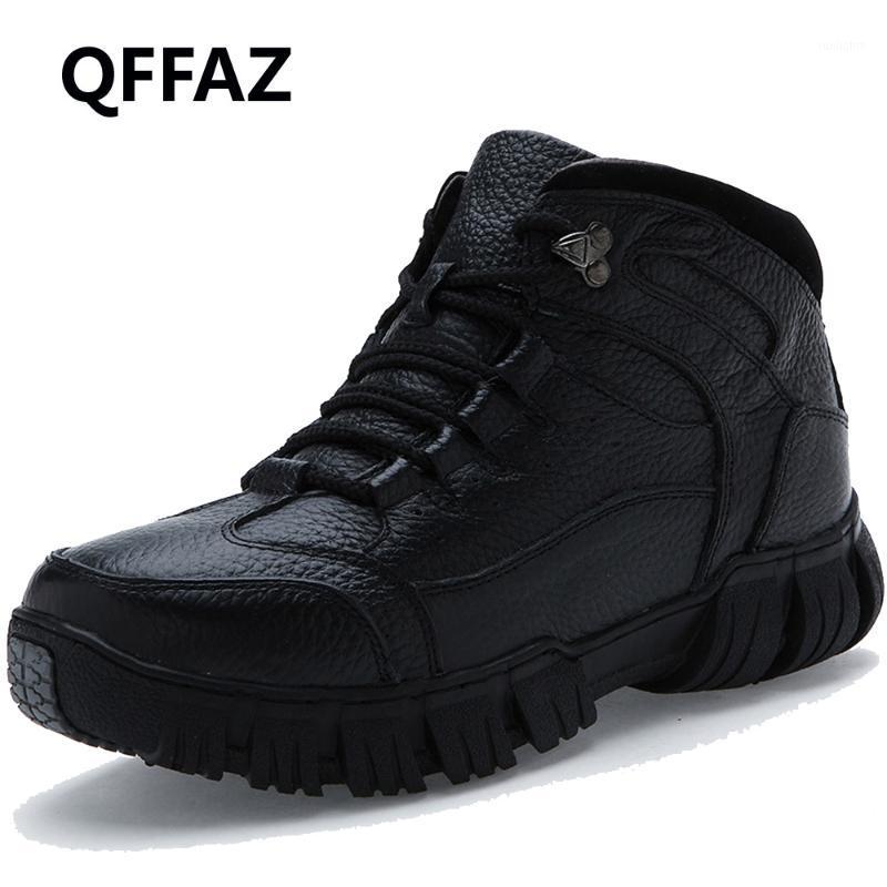 QFFAZ Super Warm Winter Men Boots Genuine Leather Boots Men Winter Shoes Fur For Shoes botas masculina1, Black
QFFAZ Super Warm Winter Men Boots Genuine Leather Boots Men Winter Shoes Fur For Shoes botas masculina1, Black