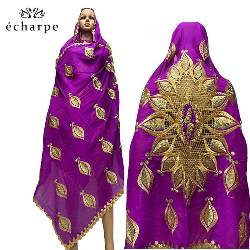100% Cotton Big Scarfs Nice Embroidery on the back Multifunctional Scarfs for African Women EC050
100% Cotton Big Scarfs Nice Embroidery on the back Multifunctional Scarfs for African Women EC050