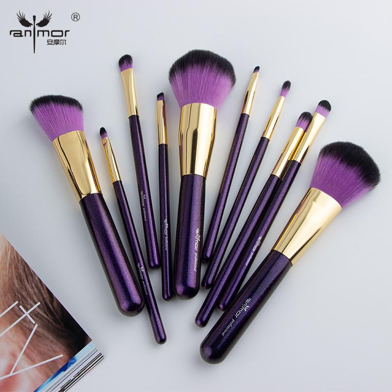 ANMOR 10 Pcs Makeup Brushes Set For Foundation Powder Blush Eyeshadow Concealer Lip Eye Make Up Brush Cosmetics Beauty Tools
ANMOR 10 Pcs Makeup Brushes Set For Foundation Powder Blush Eyeshadow Concealer Lip Eye Make Up Brush Cosmetics Beauty Tools