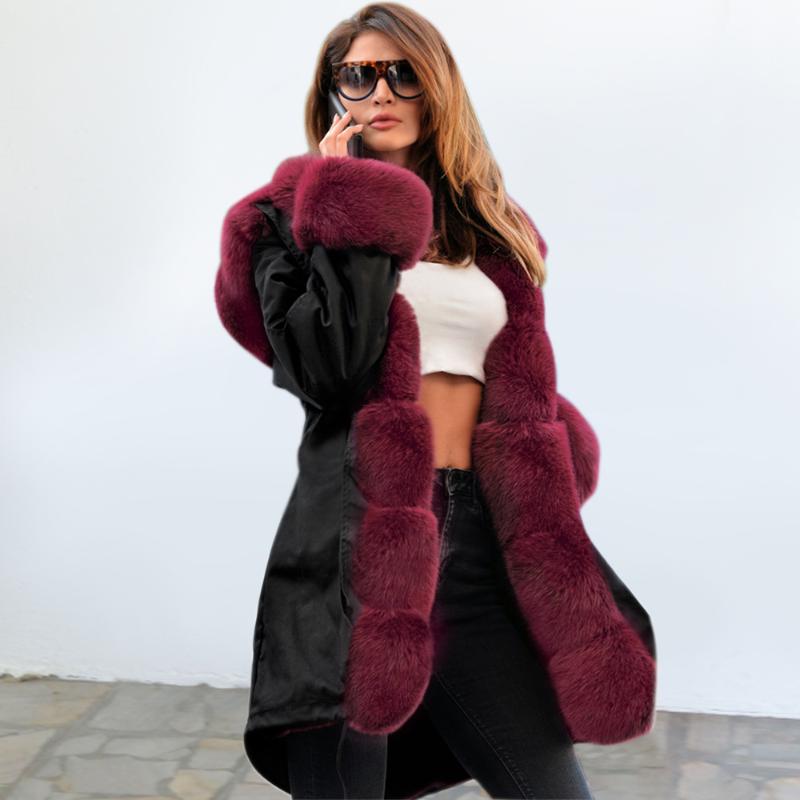 Womens Hooded Faux Fur Lined Warm Coats Ladies Parkas Trench Outwear Winter Long Jackets Overcoat, Black
Womens Hooded Faux Fur Lined Warm Coats Ladies Parkas Trench Outwear Winter Long Jackets Overcoat, Black