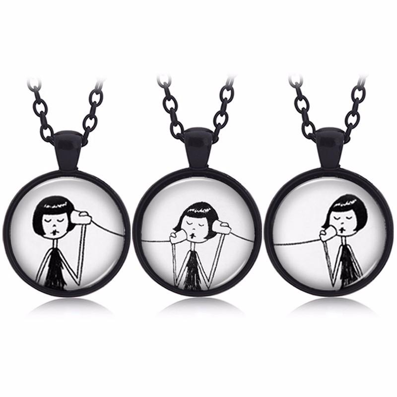 3/2 sets of personality phone girl connector pendant good friend necklace keychain Europe and America gift friendship jewelry
3/2 sets of personality phone girl connector pendant good friend necklace keychain Europe and America gift friendship jewelry