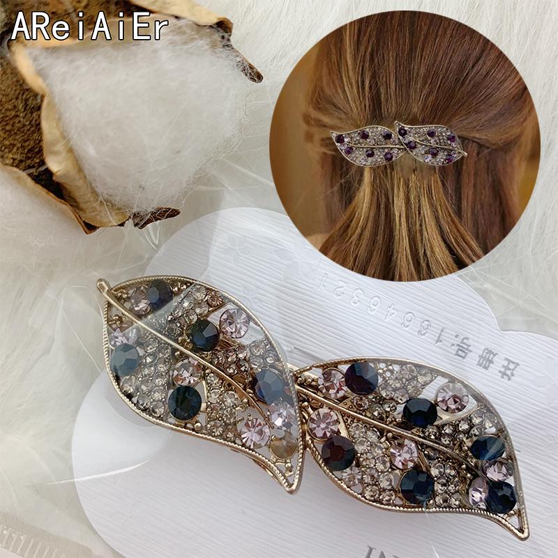 Vintage Barrette Women Crystal Rhinestone Hair Clip Crown Butterfly Leaves Hairpin Tiara Girl Styling Tool Gift Hair Accessories
Vintage Barrette Women Crystal Rhinestone Hair Clip Crown Butterfly Leaves Hairpin Tiara Girl Styling Tool Gift Hair Accessories