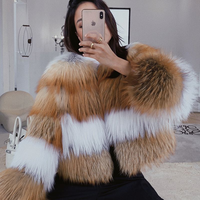 Short 2020 Natural Women Red Fox Skin Hot Coats Color Outwear High Quality Jackets Winter Coat V4wm, Golden and white
Short 2020 Natural Women Red Fox Skin Hot Coats Color Outwear High Quality Jackets Winter Coat V4wm, Golden and white