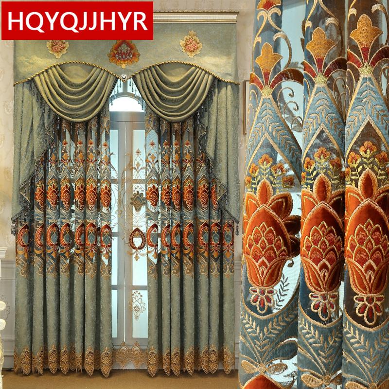 Brown blue royal top luxury embroidery curtains for Living Room Europe high-end custom villa curtains for Bedroom Windows, Brown tulle
Brown blue royal top luxury embroidery curtains for Living Room Europe high-end custom villa curtains for Bedroom Windows, Brown tulle