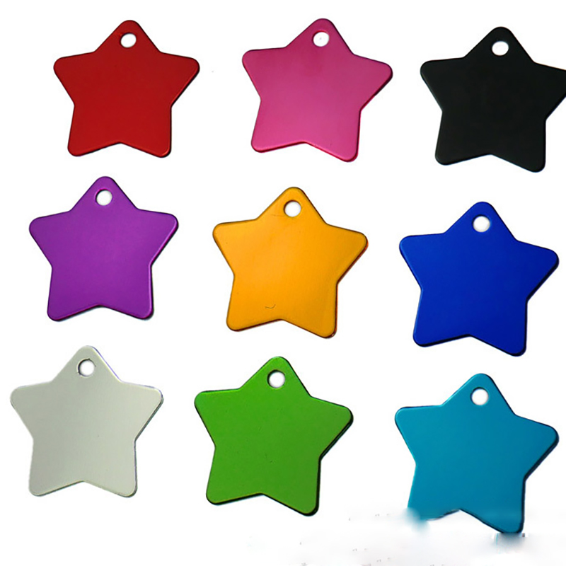 DIY ID Card Pet Metal Aluminum Alloy Pet Tags Durable Easy To Use Dog Cat Tags