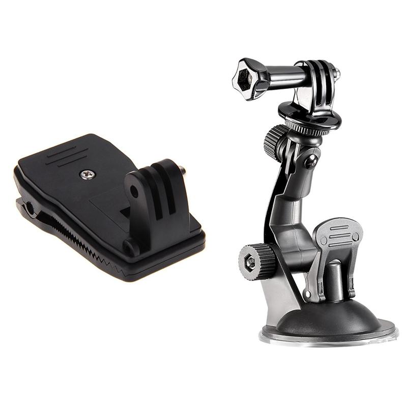 360 Angle Rotary Backpack Rucksack Hat Clip Clamp Mount with Sports Suction Mount Tripod + Installation Screw Black
360 Angle Rotary Backpack Rucksack Hat Clip Clamp Mount with Sports Suction Mount Tripod + Installation Screw Black