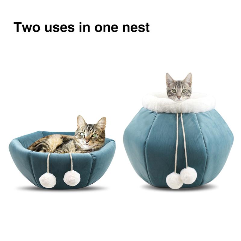 Cat Bed Winter Pet Supplies House Small Animals Kittens Dual Use Comfortable Easy Clean Warm Home Portable Foldable Soft 
Cat Bed Winter Pet Supplies House Small Animals Kittens Dual Use Comfortable Easy Clean Warm Home Portable Foldable Soft