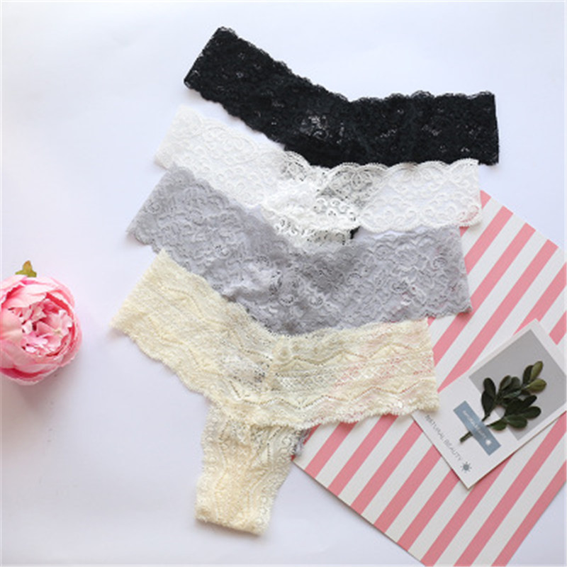 6pcs/lot Fashion Transparent Girls Thongs G-string Teenage Lace Panties For Girls Calcinha Menina Briefs Young Girls Underwear Y0126