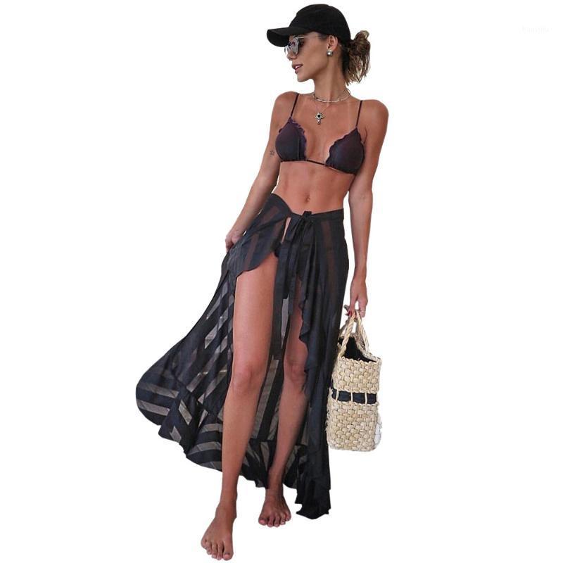 Women Sheer Wrap Sarong Maxi Beach Skirt Sexy Mesh Hollow Irregular Half-length Skirt1
Women Sheer Wrap Sarong Maxi Beach Skirt Sexy Mesh Hollow Irregular Half-length Skirt1