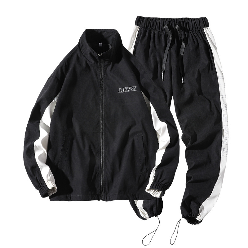 2021 New Hip Hop Men's Sportswear Sets ( Jacket+joggers ) Sports Suit Set Casual Man's Tracksuit Men Sportsman Streetwear Nine Pants O5mx
2021 New Hip Hop Men's Sportswear Sets ( Jacket+joggers ) Sports Suit Set Casual Man's Tracksuit Men Sportsman Streetwear Nine Pants O5mx