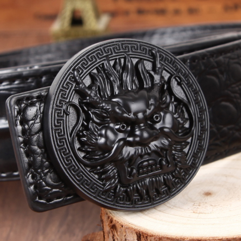 2021 New Fashion Male Crocodile Pattern Men's Leather Faucet Smooth Buckle Personalized Business Denim Style Belt Qhpz, Black
2021 New Fashion Male Crocodile Pattern Men's Leather Faucet Smooth Buckle Personalized Business Denim Style Belt Qhpz, Black