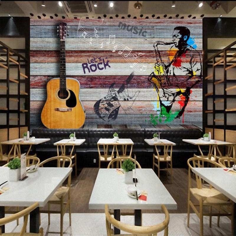 Dropship Custom Photo Wallpaper New Design Retro Rock Music Bar Background Decoration Wallpaper Customized High Quality Murals, As pic 
Dropship Custom Photo Wallpaper New Design Retro Rock Music Bar Background Decoration Wallpaper Customized High Quality Murals, As pic
