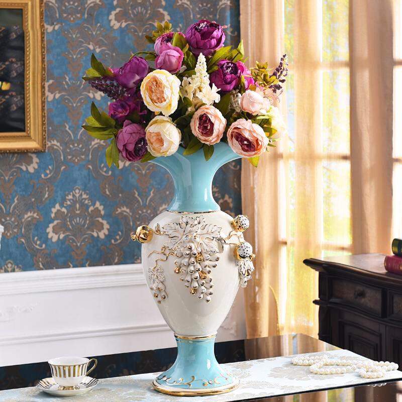 Europe Brief 36cm Hight Grape Pomegranate Fruit Ceramic Flower Vases Plant Dried Floral Holder For Home Wedding Corridor Decor
Europe Brief 36cm Hight Grape Pomegranate Fruit Ceramic Flower Vases Plant Dried Floral Holder For Home Wedding Corridor Decor