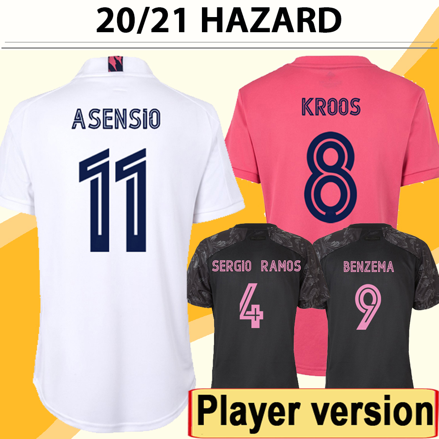 20 21 HAZARD BENZEMA KROOS Player Version Mens Soccer Jerseys ISCO MARCELO MARIANO SERGIO RAMOS MODRIC ASENSIO Home Away 3rd Football Shirt, Qy570 2021 3rd no patch
20 21 HAZARD BENZEMA KROOS Player Version Mens Soccer Jerseys ISCO MARCELO MARIANO SERGIO RAMOS MODRIC ASENSIO Home Away 3rd Football Shirt, Qy570 2021 3rd no patch