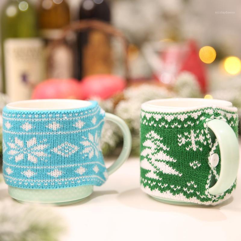 New Arrival Christmas Decoration for Home wool Mug Cover Christmas Tree Snowflake Knitted Cup Cover New Year Party Table Decor1 
New Arrival Christmas Decoration for Home wool Mug Cover Christmas Tree Snowflake Knitted Cup Cover New Year Party Table Decor1