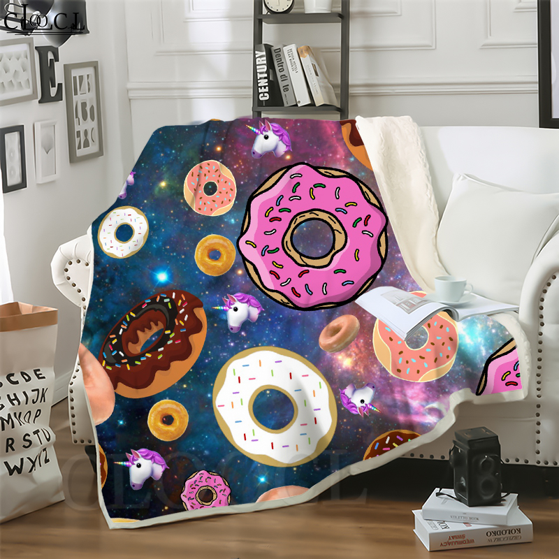 CLOOCL Gourmet Donuts Dessert 3D Print Harajuku Air Conditioning Blanket Sofa Teens Bedding Throw Blankets Plush Quilt
CLOOCL Gourmet Donuts Dessert 3D Print Harajuku Air Conditioning Blanket Sofa Teens Bedding Throw Blankets Plush Quilt