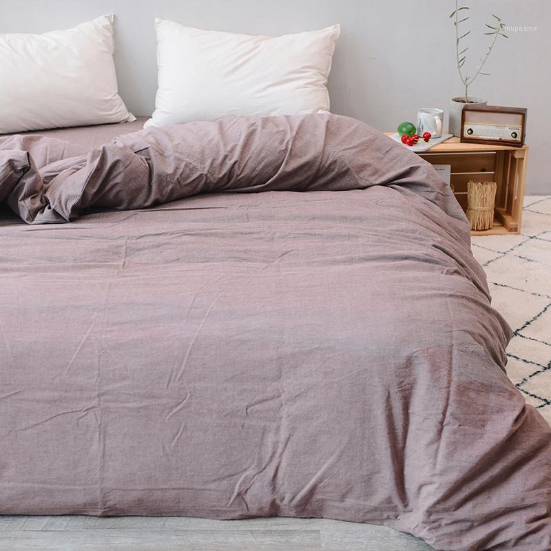 One pieces 100% cotton Yarn weave washed cotton duvet cover cameo coffee solid color Japanese style six sizes avaiable1
One pieces 100% cotton Yarn weave washed cotton duvet cover cameo coffee solid color Japanese style six sizes avaiable1