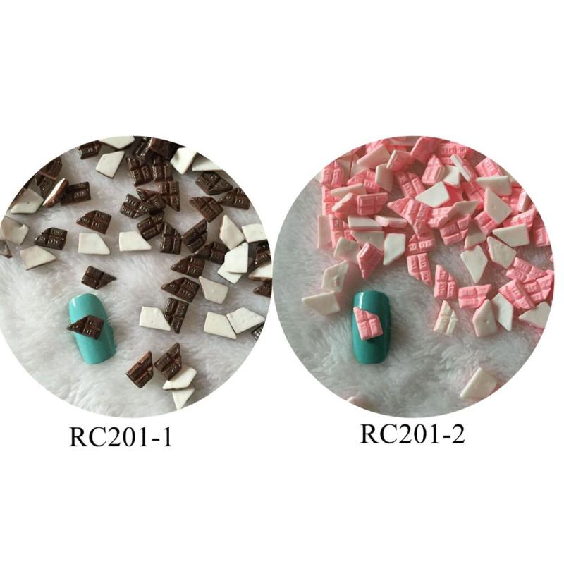 30pcs Cute Chocolate Shape Nail Resin Brown and Pink Chocolate Decoration RC201
30pcs Cute Chocolate Shape Nail Resin Brown and Pink Chocolate Decoration RC201