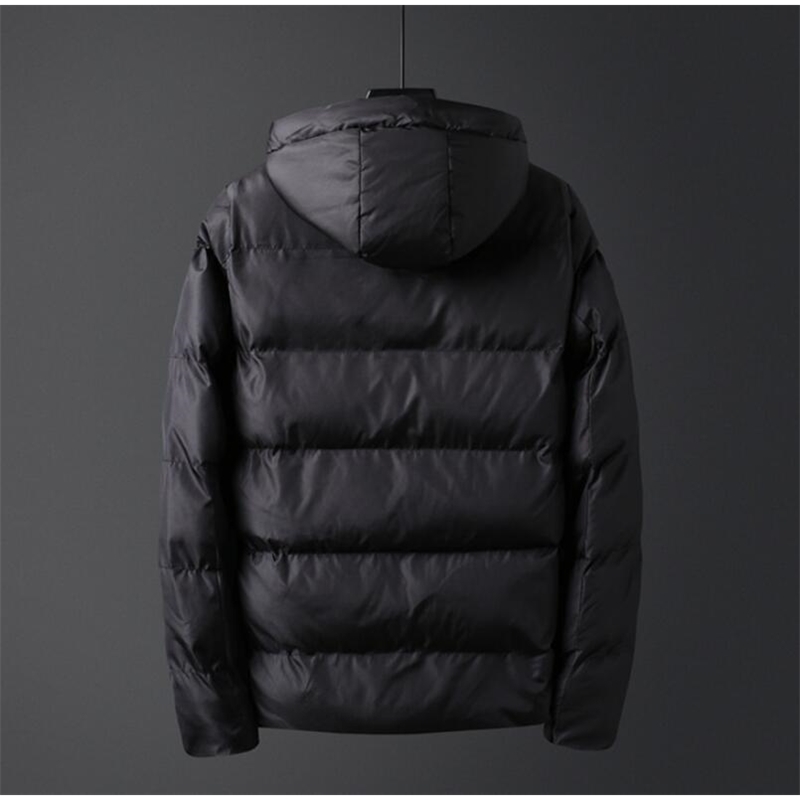 Winter Men Thicken Coats Solid Color Down Jacket Regular Man Outdoor Wear Male Snow Warm Coat 201127