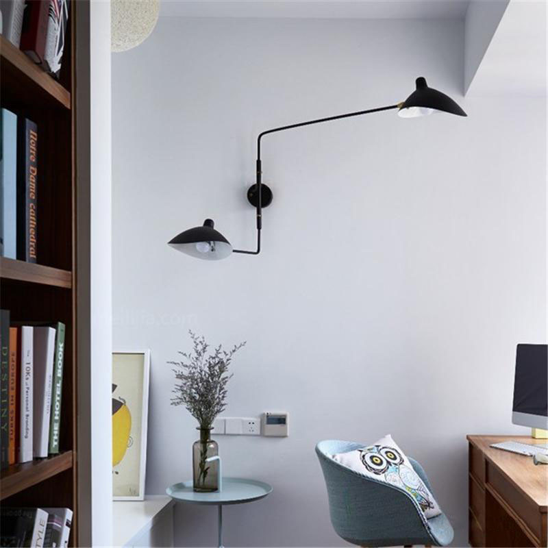 Spider Serge Mouille Wall Lights Nordic Bedroom Industrial Retro Wall Lamp Creative Simple Living Room Led Light Fixtures