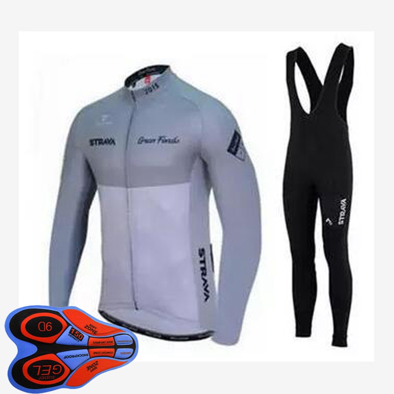 StravaTeam Mens long sleeve cycling Jersey Gel Pad Bib Pants Set Cycling Clothing MTB Bike uniform bicycle outfits Ropa S122832, 09
StravaTeam Mens long sleeve cycling Jersey Gel Pad Bib Pants Set Cycling Clothing MTB Bike uniform bicycle outfits Ropa S122832, 09