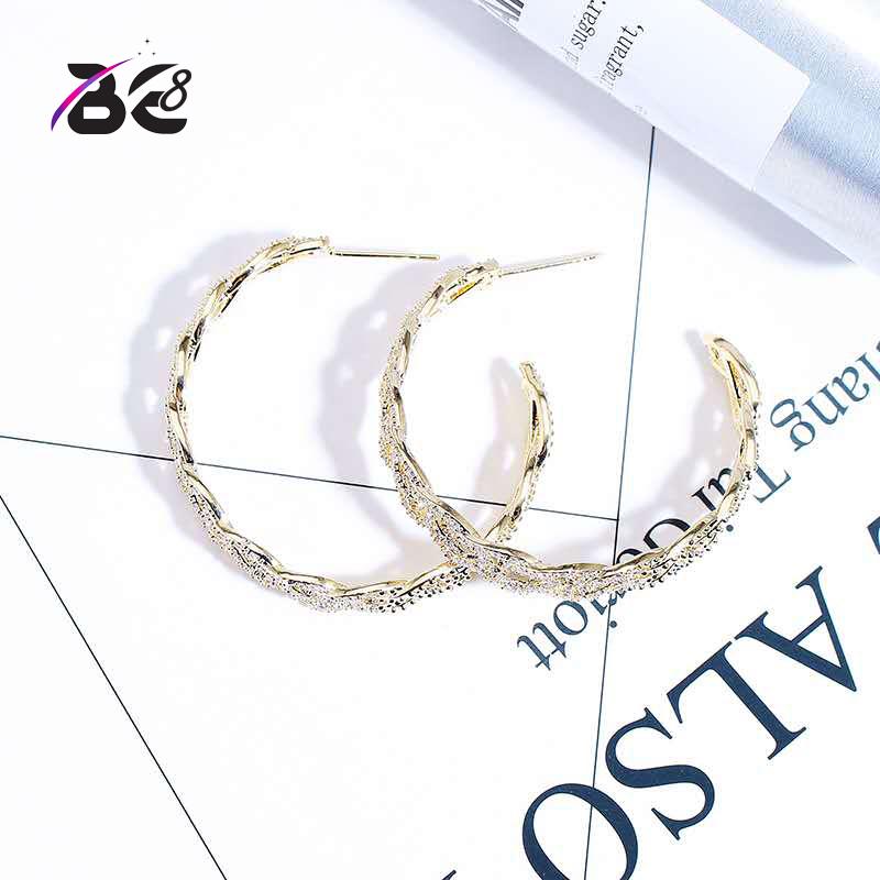 Be 8 Top Quality Popular Earrings with CZ Circle Earrings Simple Big Circle Hoop for Women aros mujer oreja E664
Be 8 Top Quality Popular Earrings with CZ Circle Earrings Simple Big Circle Hoop for Women aros mujer oreja E664