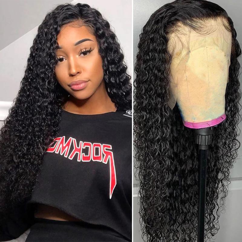 Brazilian Deep Wave Lace Front Wigs With Baby Hair Glueless Remy Human Hair Wigs 150% 13x4 Lace Frontal Wig Natural Color, As pic
Brazilian Deep Wave Lace Front Wigs With Baby Hair Glueless Remy Human Hair Wigs 150% 13x4 Lace Frontal Wig Natural Color, As pic