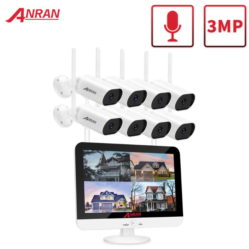 ANRAN 3MP Security Surveillance Camera Kit 13-inch Wireless Monitor NVR System Wifi Audio CCTV Camera Kit Outdoor System
ANRAN 3MP Security Surveillance Camera Kit 13-inch Wireless Monitor NVR System Wifi Audio CCTV Camera Kit Outdoor System