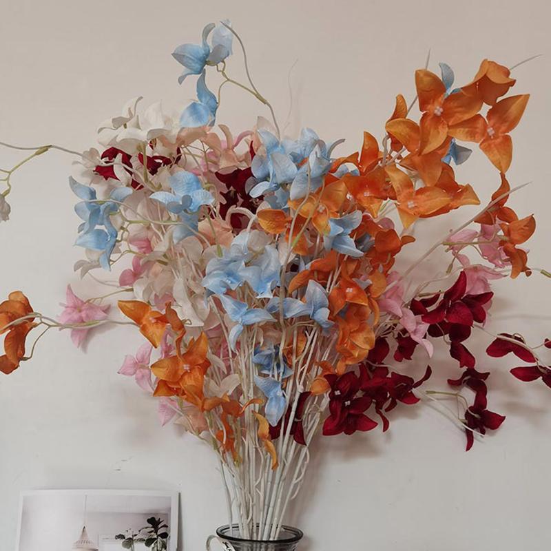 Simulation Orchids Flower Bougainvillea Home Auditorium Decoration Artificial One Fake Flowers For Wedding Hotel Decor, Blue
Simulation Orchids Flower Bougainvillea Home Auditorium Decoration Artificial One Fake Flowers For Wedding Hotel Decor, Blue