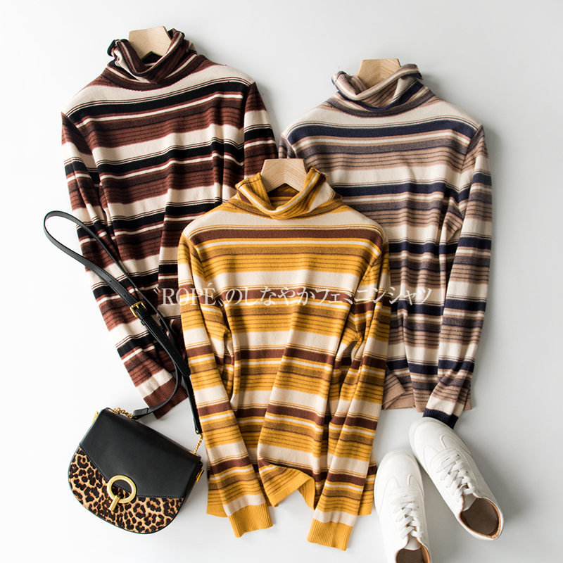 -selling sweaters women's knitted cashmere sweaters striped women's autumn and winter sweaters S-XXXL 201221