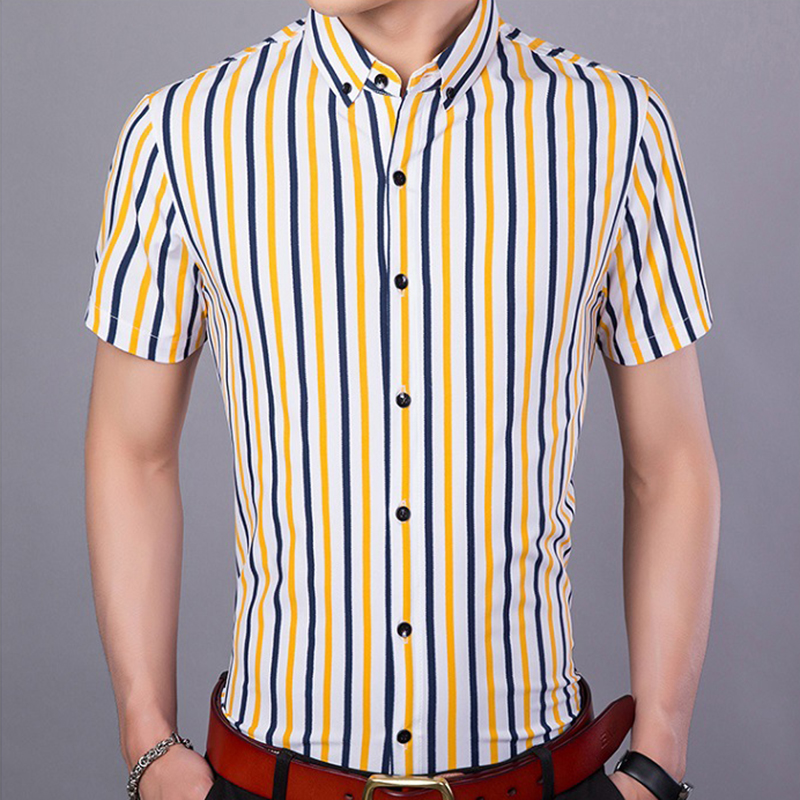 Men Shirt Korean Style Vertical Stripes Fashion Slim Long Sleeve Shirt Summer Quality Cotton Soft Luxury Shirt Men -4XL, Redblue
Men Shirt Korean Style Vertical Stripes Fashion Slim Long Sleeve Shirt Summer Quality Cotton Soft Luxury Shirt Men -4XL, Redblue