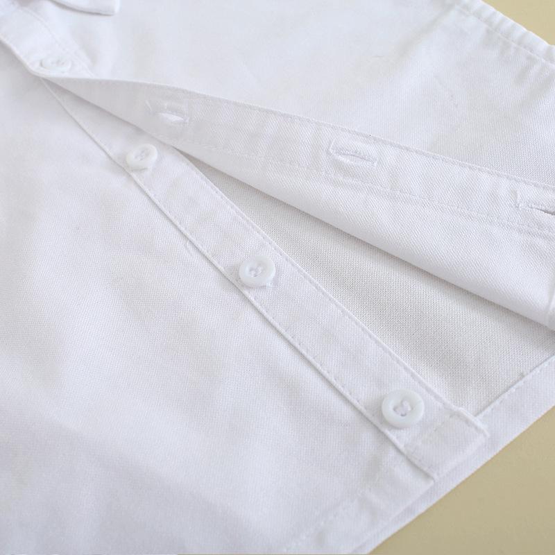 Bow Ties White Black Fake Collar Men And Women Autumn Student Shirt Detachable False Half Blouse Tops Neckwear Accessories