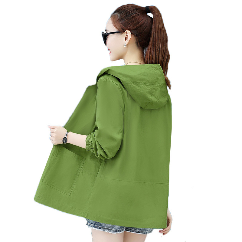 2021 New Fine Women's Spring Fall Sleeve Hood Jacket with Zipper Outerwear Feminine Tops Will See Sun Protection Clothes UFDR, Pea green color.
2021 New Fine Women's Spring Fall Sleeve Hood Jacket with Zipper Outerwear Feminine Tops Will See Sun Protection Clothes UFDR, Pea green color.