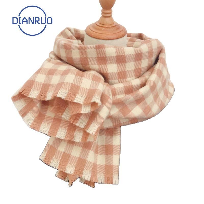DIANRUO Warm Scarf Women Winter Ins Girls Literature and Art Style Long Versatile Thickened Student Plaid Collar Shawl R622
DIANRUO Warm Scarf Women Winter Ins Girls Literature and Art Style Long Versatile Thickened Student Plaid Collar Shawl R622