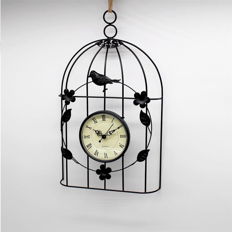 1Pc Iron Art Birdcage Wall Clock Retro Roman Digital Hanging Clock Creative Art Wall Decor Mute Home Decor
1Pc Iron Art Birdcage Wall Clock Retro Roman Digital Hanging Clock Creative Art Wall Decor Mute Home Decor