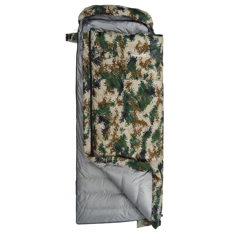 Adult 800G/1000G/1200G Filling White Duck Down Ultra Light Outdoor Sleeping Bag Camping Trip Camouflage Can Be Spliced As Couple
Adult 800G/1000G/1200G Filling White Duck Down Ultra Light Outdoor Sleeping Bag Camping Trip Camouflage Can Be Spliced As Couple