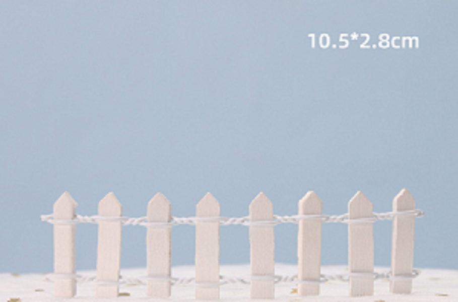 2021 Promotion Mini fencing fence fairy garden miniatures gnome moss terrariums desktop bottle garden resin crafts decoration for 5917149