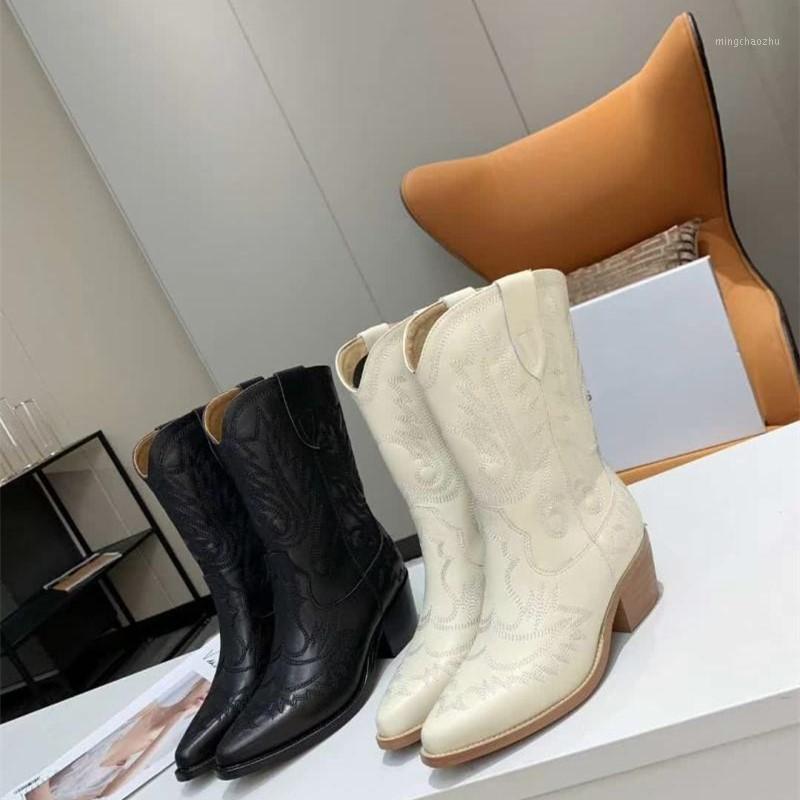 2020 Western Boots Women Mid-calf Genuine Leather Sewing Decor Slip on Pointed Toe Woman Boot New Design Shoe Women1, As pic
2020 Western Boots Women Mid-calf Genuine Leather Sewing Decor Slip on Pointed Toe Woman Boot New Design Shoe Women1, As pic