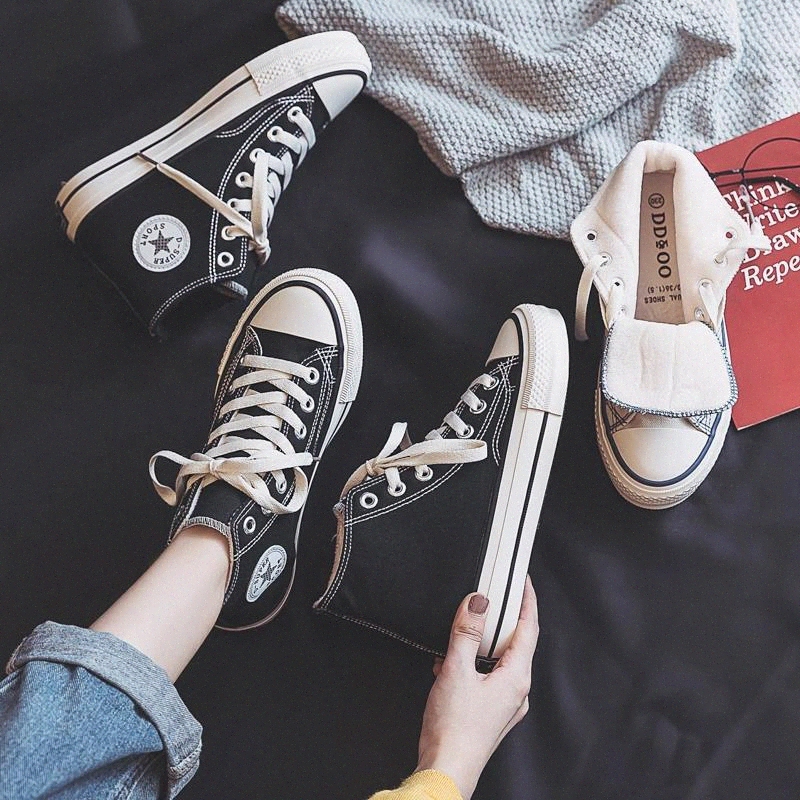 Winter Warm Shoes Woman 2020 New Winter Plush Fashion Style High-top Woman Canvas Sneakers Trend Wild Classic Flat Female Shoes #vM3U
Winter Warm Shoes Woman 2020 New Winter Plush Fashion Style High-top Woman Canvas Sneakers Trend Wild Classic Flat Female Shoes #vM3U