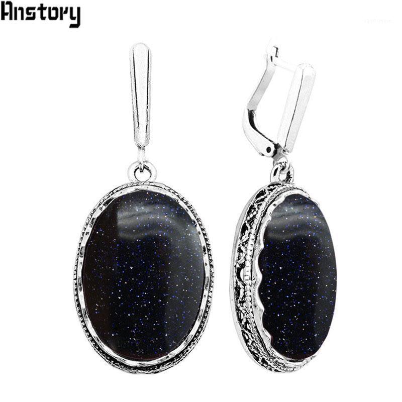 Big Oval Dark Blue Sequins Stone Earrings For Women Antique Silver Plated Party Hollow Flower Pendant Fashion Jewelry TE3691
Big Oval Dark Blue Sequins Stone Earrings For Women Antique Silver Plated Party Hollow Flower Pendant Fashion Jewelry TE3691