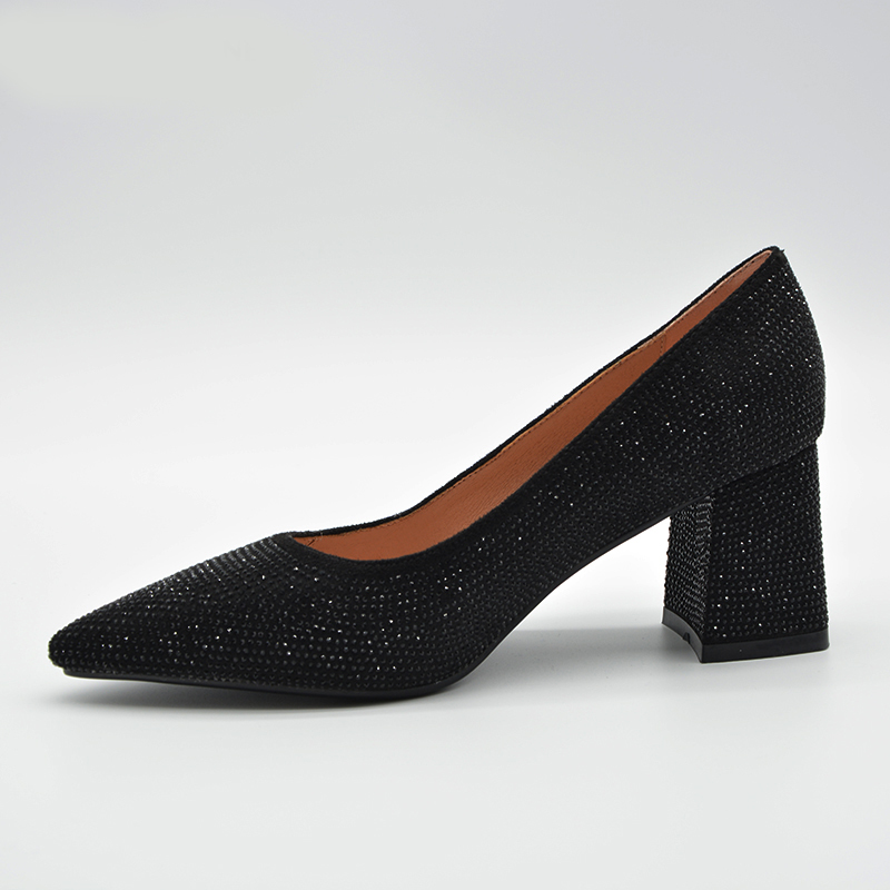 2021 Woman Wedding Plus Size 22-26.5cm Summer Length Pointed to Crystal Toe Bling High-heeled Shoes Party Bombs 80ZE, Black
2021 Woman Wedding Plus Size 22-26.5cm Summer Length Pointed to Crystal Toe Bling High-heeled Shoes Party Bombs 80ZE, Black