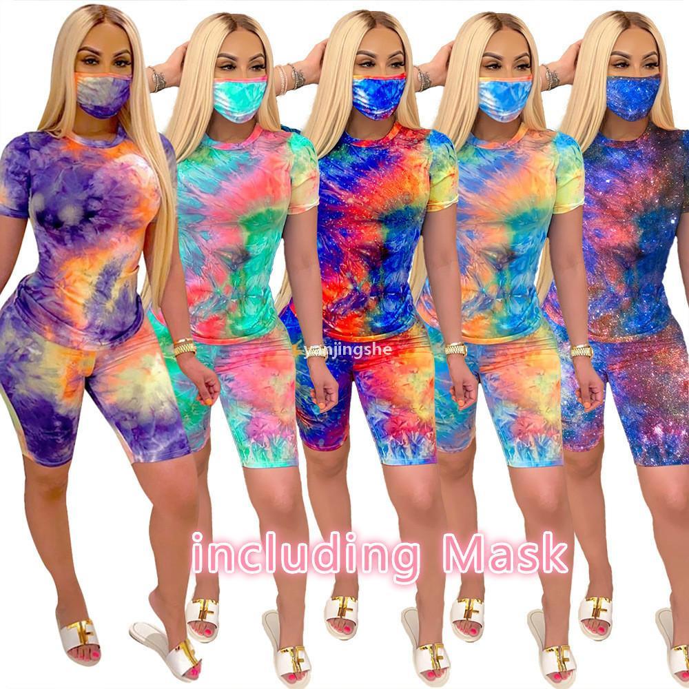 JH Women Two Piece Short Outfits Summer Designer Cartoon Short Sleeve T Shirt 2 Piece Set Tracksuit Sportsuit Pants Suit (Including Mask ), Zi cheng
JH Women Two Piece Short Outfits Summer Designer Cartoon Short Sleeve T Shirt 2 Piece Set Tracksuit Sportsuit Pants Suit (Including Mask ), Zi cheng