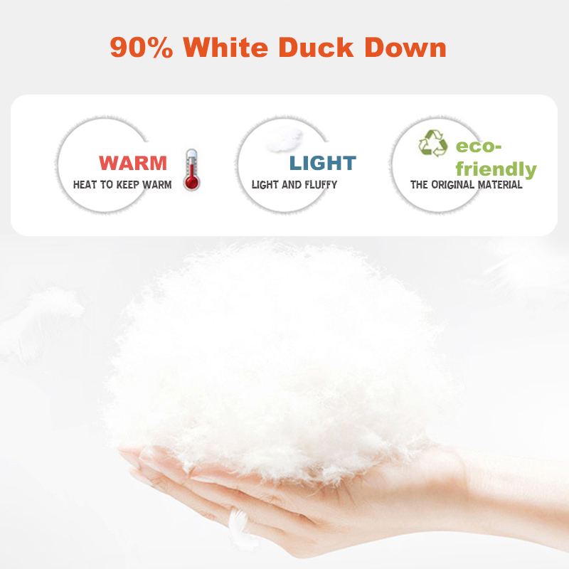 Aachoae Women 90% White Duck Down Long Coats With Belt Winter Thick Warm Hooded Coat Parka Female Outwear Down Jacket 201029