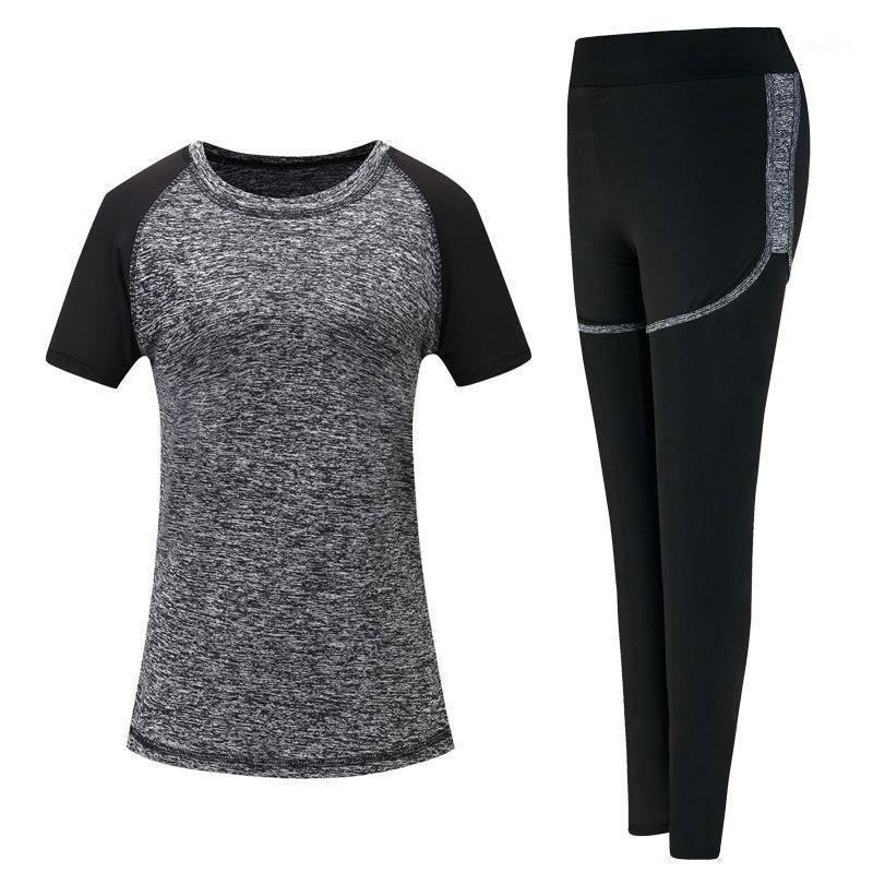Women 2PCS Running Set Female short Sleeve Tank Top Quick dry Fitness Shorts Running Gym Breathable Sports Clothes Suit1, Orange 1
Women 2PCS Running Set Female short Sleeve Tank Top Quick dry Fitness Shorts Running Gym Breathable Sports Clothes Suit1, Orange 1