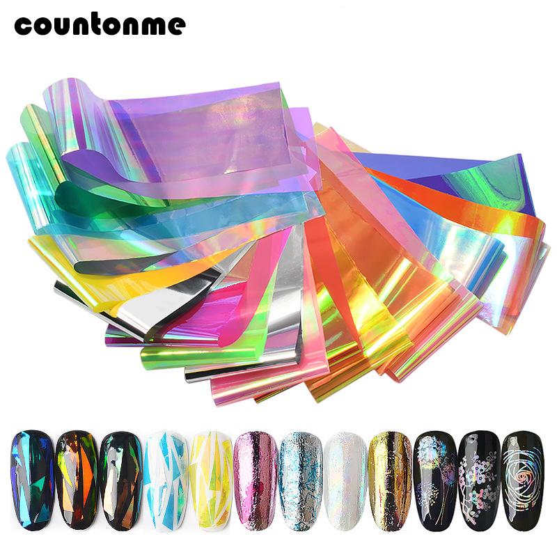 10/12pcs Laser Decals Nail Transfer Foil Roll Sticker Mix Color Holographic Starry Butterfly Flower Slider Nail Art Wraps Decor, Style a 10pcs
10/12pcs Laser Decals Nail Transfer Foil Roll Sticker Mix Color Holographic Starry Butterfly Flower Slider Nail Art Wraps Decor, Style a 10pcs