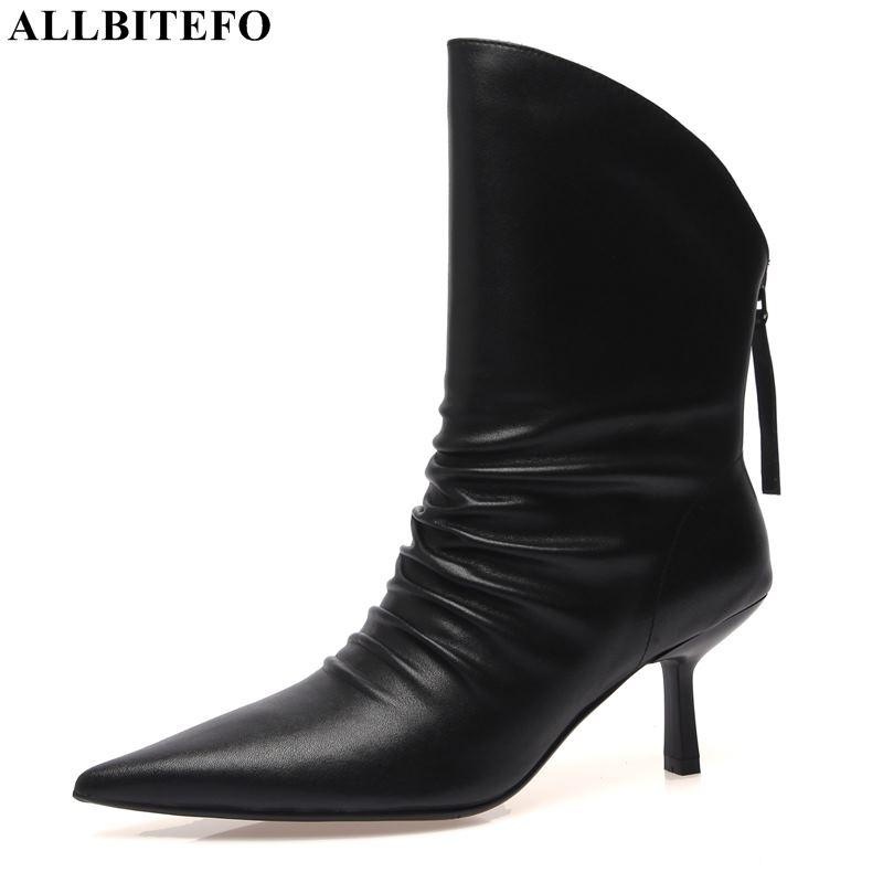 ALLBITEFO fashion brand genuine leather sexy high heels ankle boots for women winter snow women boots high heel shoes, As picture
ALLBITEFO fashion brand genuine leather sexy high heels ankle boots for women winter snow women boots high heel shoes, As picture