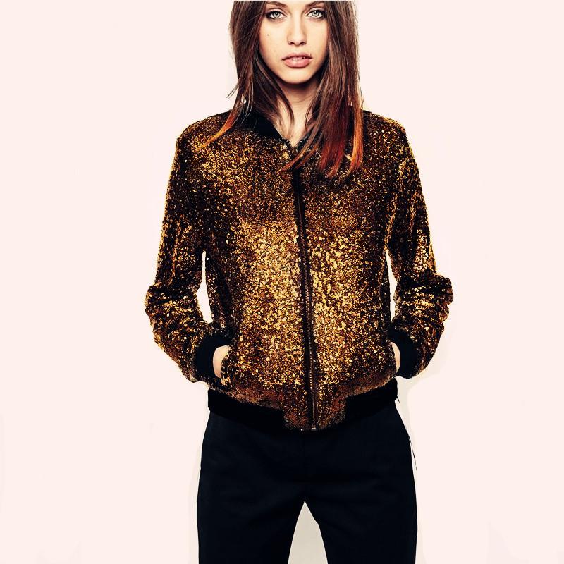 2021 European and American Fashion Sports Style Full Sequin Baseball Uniform Casual Jacket Short Coat 41c, Gold 
2021 European and American Fashion Sports Style Full Sequin Baseball Uniform Casual Jacket Short Coat 41c, Gold