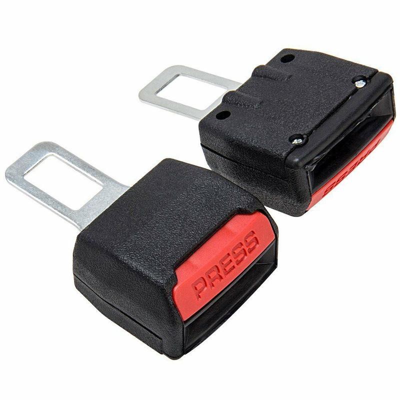 2pcs Thicken universal car safety seat belt plug-in mother converter dual-use belt buckle extende Clip Seatbelt Auto Accessories