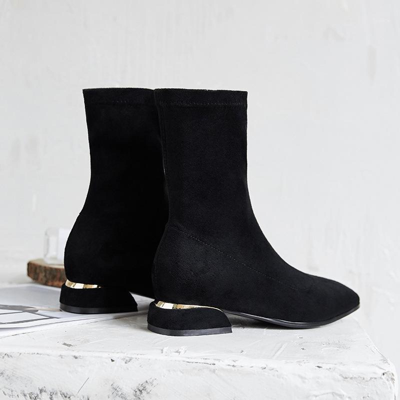 2020 Autumn Shoes Women Boots Elastic Force Fashion Brand Stretch Boots Ladies footware Female botas mujer Black Shoes1, Black with fur
2020 Autumn Shoes Women Boots Elastic Force Fashion Brand Stretch Boots Ladies footware Female botas mujer Black Shoes1, Black with fur
